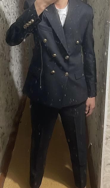 купить костюм мужской: ‼️СРОЧНО ПРОДАЮ Мужской классический костюм РАЗМЕР 44 черный туда — 2