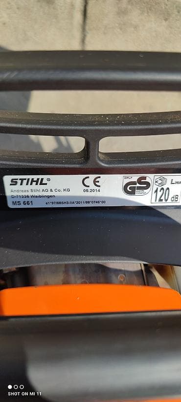 Пилы: Продаю немецкую профессиональную бензопилу stihl ms 661, осенью был — 6