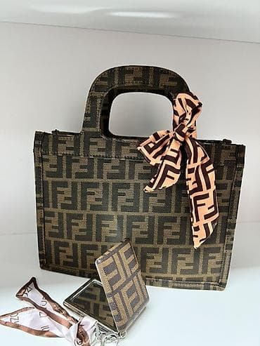 Классическая сумка, Fendi, Регулируемый ремень, Женские