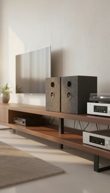 динамик на саб: Пара акустических колонок в закрытых корпусах для авто/дома — 1