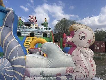 Готовый бизнес: Продаю батут для бизнеса цена 3200 доллар б/ у Размер 8 на 14 — 1