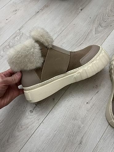 сапоги женские: Натуралки! Новые! Мех норка Зимние женские полусапоги/сникерсы с — 8