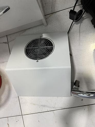 Пылесос-вытяжка для маникюра (настольная) - Мощный осевой вентилятор