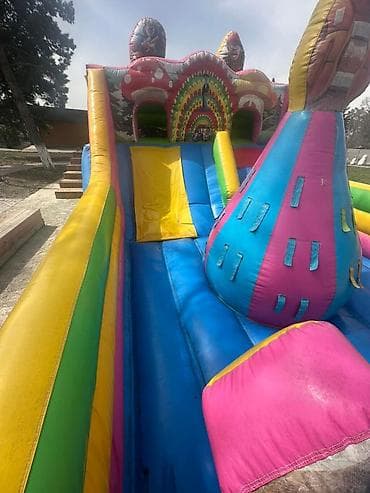 детские платия: Батут Надувной, Б/у — 5