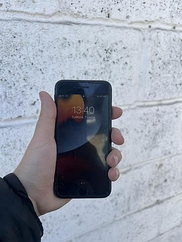 Мобильные телефоны: IPhone 7, Б/у, 128 ГБ, Черный, 70 % — 1