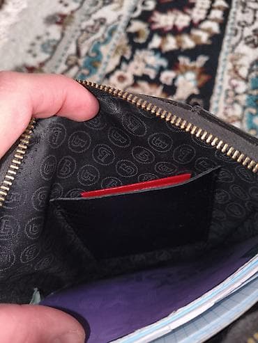 Классикалык сумкалар: Классикалык сумка, Butun, Материалы: Нукура булгаары, Сыдырмалуу, Эркектердики — 3