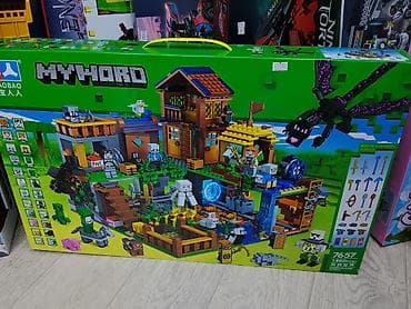 mega max: Конструктор MYWORLD (аналог Minecraft), набор №7657, 1460+ деталей. - — 1