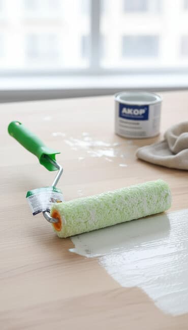 Мини-валик АКОР в сборе «для работ с эмалями» - Тип: малярный