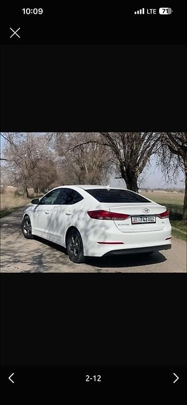 elantra luxe: Hyundai Elantra: 2018 г., Автомат, Седан — 2