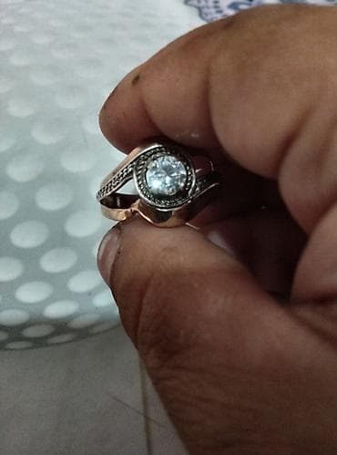 отдам вещи: Кольцо, Проба 585, Женские, Циркон, Винтажный стиль, Б/у — 1