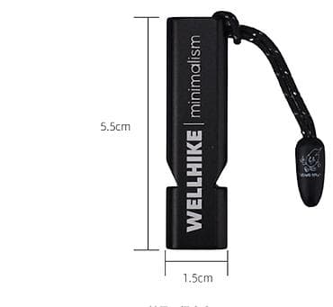 Алюминиевый свисток WELLHIKE minimalism - Компактный EDC‑аксессуар — 1