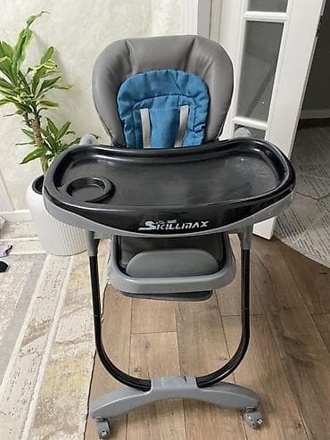 metta samurai: Б/у Детский стульчик для кормления Skillmax — 2