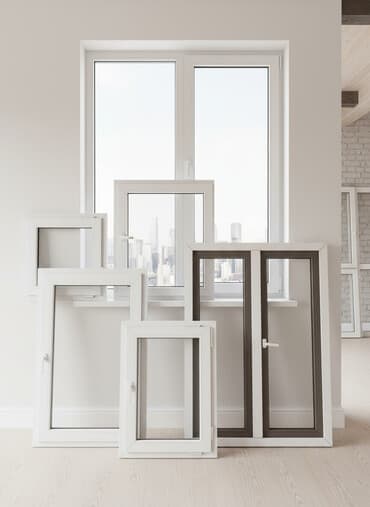 бу пластик айнектер: Пластиковые оконные рамы, представленные в различных размерах и — 1