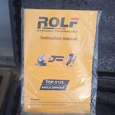 smart coffee: Аккумуляторная углошлифовальная машина ROLF TOP-5125 (Angle Grinder) — 6