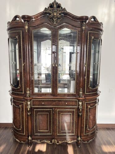 полочка для цветов: Гарнитур для зала, Б/у, цвет - Коричневый — 8