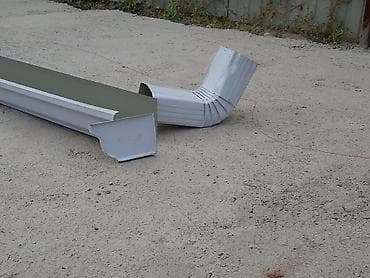 Үй жана бакча: Водосточная система из металла (желоб + комплектующие) - — 4