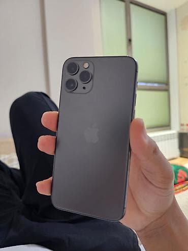 нотбук ош: IPhone 11 Pro, Колдонулган, 256 ГБ, Space Gray, Заряддоочу түзүлүш, 88 % — 1
