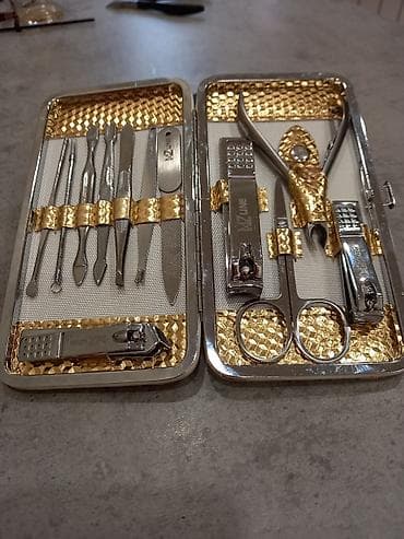 маникюрный чемодан: Маникюрный набор MERTZ (Германия), серия MZ LINE, в жестком футляре — 6