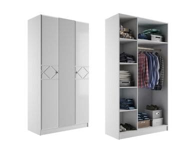 Шкаф для одежды, Новый, Прямой, МДФ