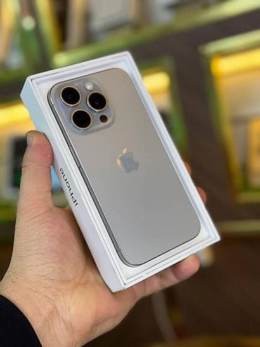 айфон 13 цена бишкек бу: IPhone 15 Pro, Колдонулган, 256 ГБ, Күмүш, Куту, 83 % — 1