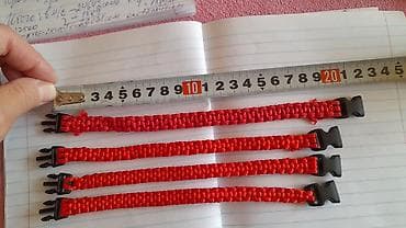 кумуш браслет: Билерик, Текстиль, Унисекс, Жаңы — 10