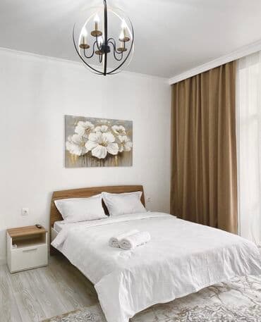 дом на день: 1 бөлмө, Душ кабинасы, Жаздык, жууркан-төшөк каптары, Кондиционер — 3