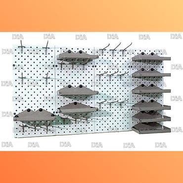 Строительное оборудование: Панель перфорированная, настенная, для магазина и склада Общее — 5