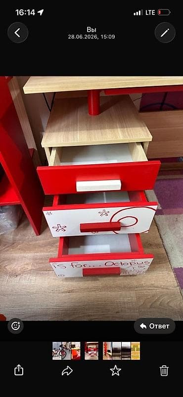study table: (Комплектом ) Писменый Стол в хорошем состоянии Россия аккуратный и — 2