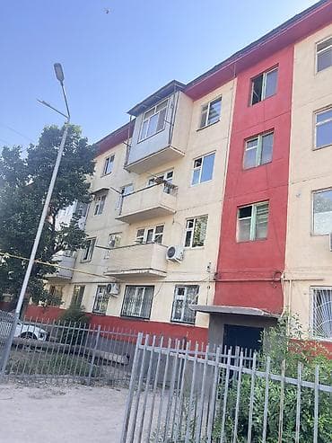 2 комнаты, 45 м², Манас-Ата мкр., 103 серия, 2 этаж, Евроремонт