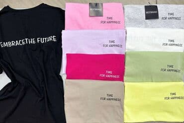 Жеке буюмдар: Футболки Размер: оверсайз В наличии разные цвета и минималистические — 10