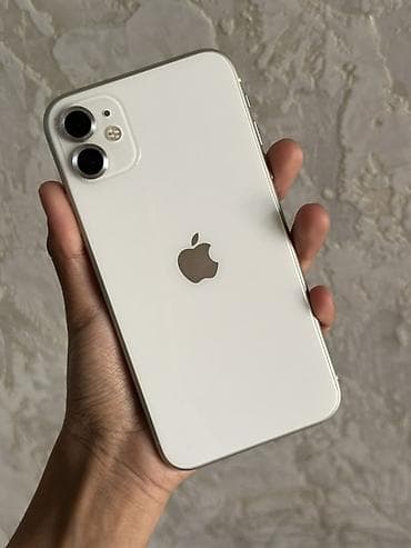 7 iphone: IPhone 11, Б/у, 128 ГБ, Белый, Защитное стекло, Чехол, Кабель, 76 % — 1