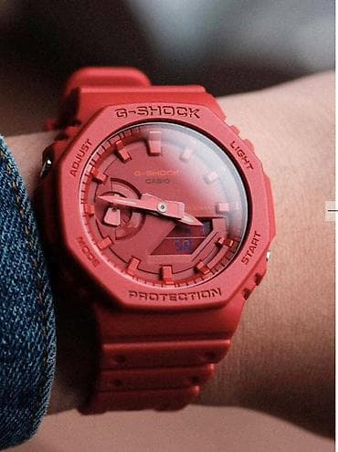 часы для школьников: Спортивные часы часы, Casio (G-Shock), Таймер и секундомер, Водонепроницаемые, Унисекс, Б/у — 2