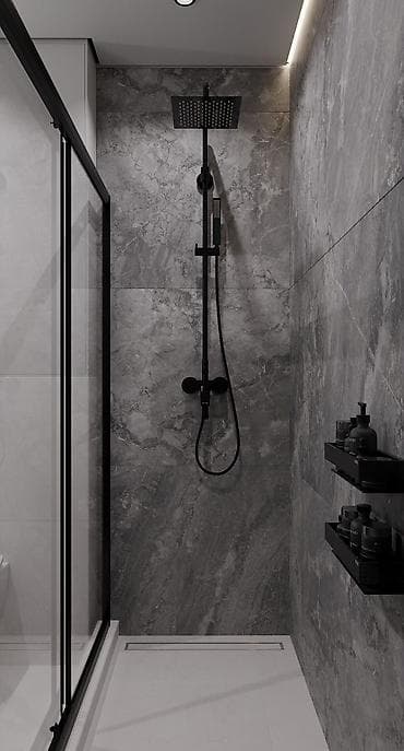 квартира с душом: 1 комната, Душевая кабина, Постельное белье, Кондиционер — 6