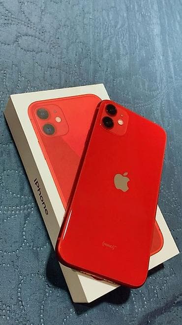 IPhone 11, Новый, 256 ГБ, Красный, Коробка, 100 %