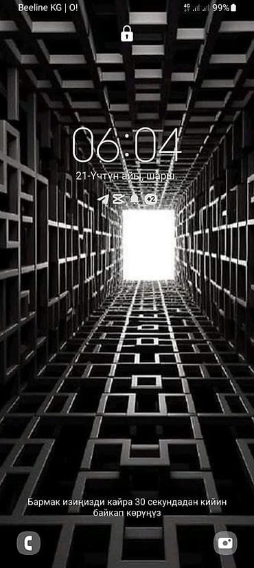 z flip: Смартфон с экраном на заставке поддержка 4G, уровень заряда 99%. На — 1