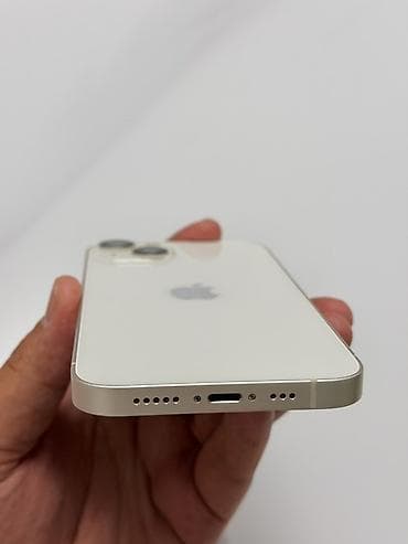 iphone 6a: IPhone 13, Б/у, 128 ГБ, Белый, Защитное стекло, Чехол, 88 % — 6