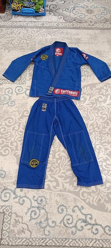 детский платя: Комплект, цвет - Синий, Б/у — 1