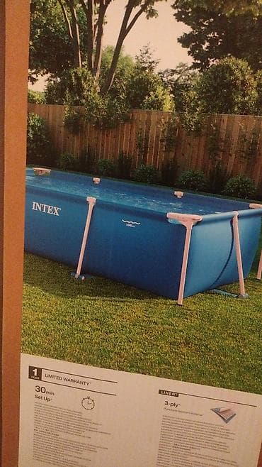 Каркасный прямоугольный бассейн Intex - Тип: Rectangular Frame Pool