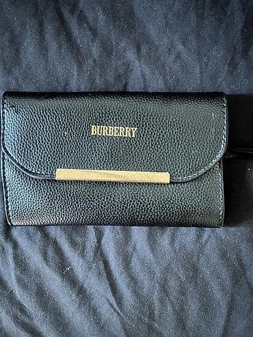 pull bear: Кошелек, Burberry, Натуральная кожа, Унисекс, Б/у — 1