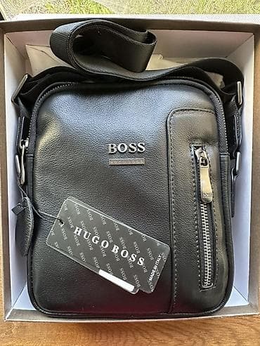 boss сумка мужская: Барсетка, Материал: Натуральная кожа, Новый — 4