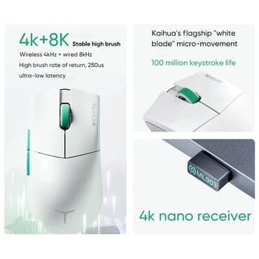 акустические системы logitech со светомузыкой: Игровая мышь ThundeRobot ML903 NearLink Игровая мышь ThundeRobot — 9