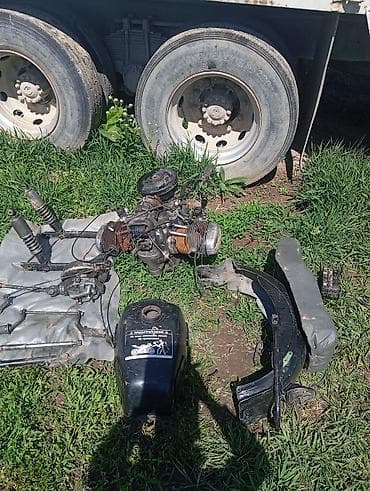 Транспорт: Запчасти от мотоцикл Урал мотор кардан велка задния амортизаторы бак — 3