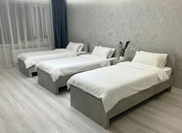 1 комнатная квартира в бишкеке аренда: 6 комнат и более, Душевая кабина, Постельное белье, Кондиционер — 1