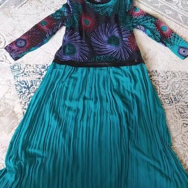 брендовые платья турция: Көйнөк сатылат Турциядан келген размер 50.52.54ко түшөт цвети изумруд — 4