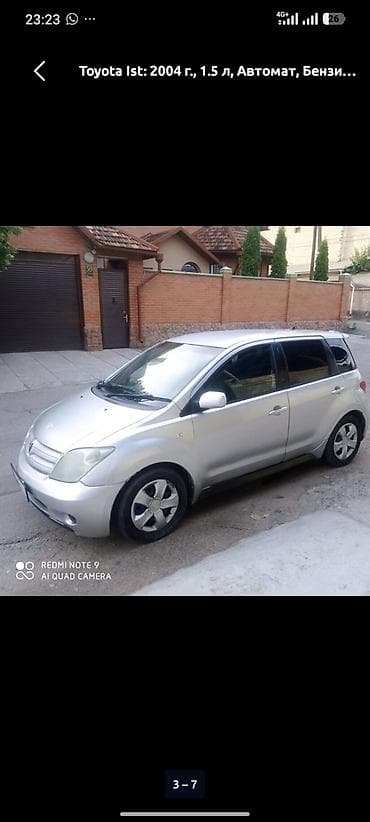 Продажа авто: Toyota Ist: 2004 г., 1.5 л, Автомат, Бензин, Хэтчбэк — 4
