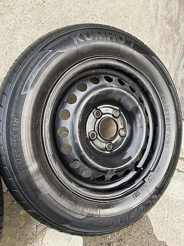 колпачки на колёса: Колеса в сборе 195 / 65 / R 15, Лето, Б/у, Комплект, Легковые, Железные, отверстий - 5 — 3