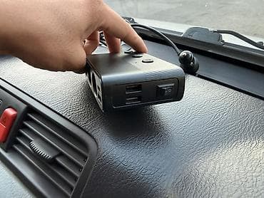 Автоэлектроника: Автомобильный разветвитель прикуривателя usb type c дисплей; — 4