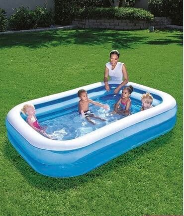 купить детский каркасный бассейн: Надувной бассейн intex Размер 262х157х46см Объем 778 литр От 6 лет — 1