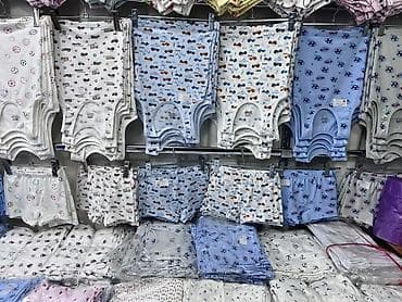 одежда для малыша: Детские трусики из хлопка с принтами Пара трусики + майки размер 26-34 — 5