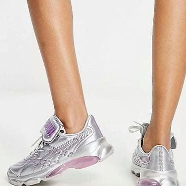 pull and beer: Кроссовки, 38, Puma, Новый, цвет - Серебристый, Бесплатная доставка — 3